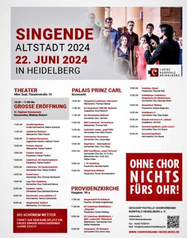 SoundHouse bei der Singenden Altstadt in Heidelberg