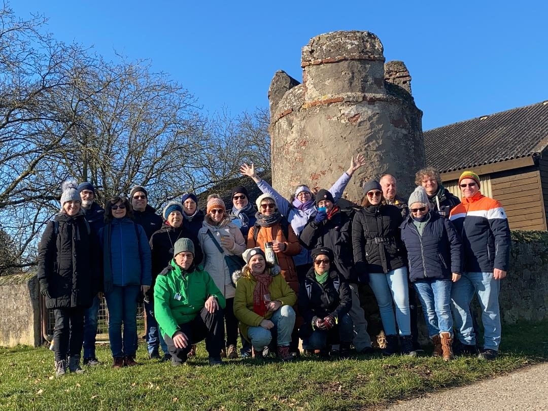 Winter, Sonne Boßelzeit! SoundHouse ist nicht nur beim Singen aktiv…